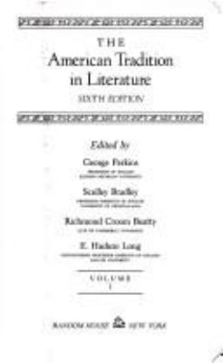 The American tradition in literature.