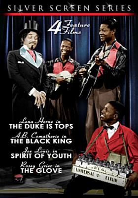 Lena Horne in The duke is tops A.B. Comatherie in The black king ; Joe Lewis in Spirit of youth ; Rosey Grier in The glove.