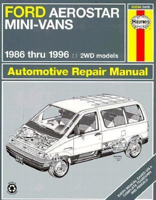 Ford Aerostar mini-vans automotive repair manual 