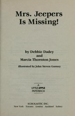 Mrs. Jeepers is missing 