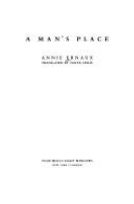 A man's place 