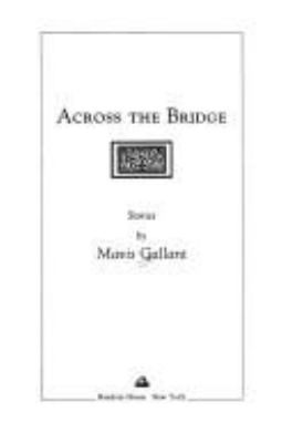 Across the bridge : stories 