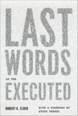 Last words of the executed 