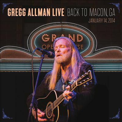 Gregg Allman live : back to Macon, GA January 14, 2014 