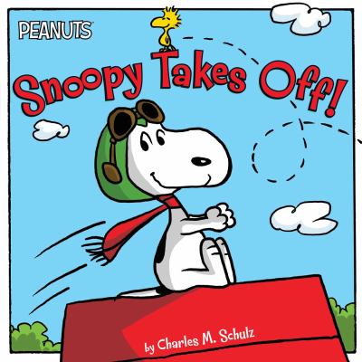 Snoopy takes off! 