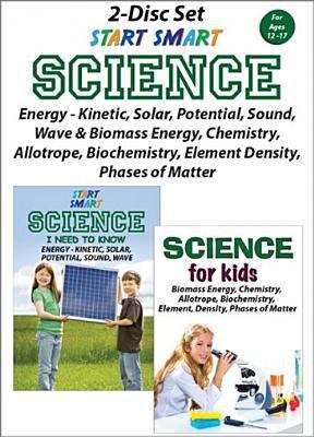 Energy - kinetic, solar, potential, sound, wave ; & Biomass energy, chemistry, allotrope, biochemisty, element density, phases of matter 