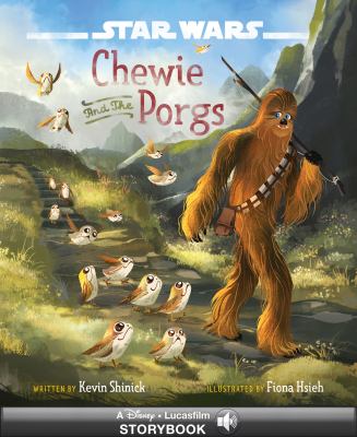 Chewie and the porgs
