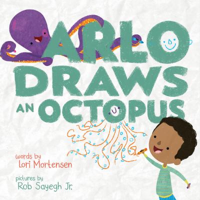 Arlo draws an octopus 