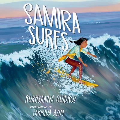 Samira surfs