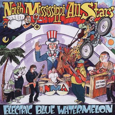 Electric blue watermelon