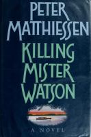 Killing Mister Watson  Cover Image