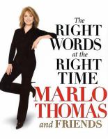 The right words at the right time  Cover Image