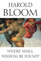 Where shall wisdom be found?  Cover Image