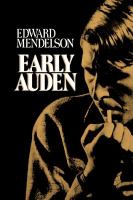 Early Auden  Cover Image
