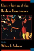 Classic fiction of the Harlem Renaissance  Cover Image