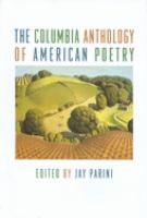 The Columbia history of American poetry  Cover Image