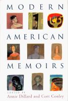 Modern American memoirs  Cover Image