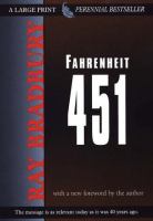 Fahrenheit 451  Cover Image