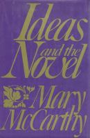 Ideas and the novel  Cover Image