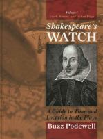Shakespeare's watch : a guide to time and location in the plays  Cover Image