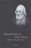 Selected poems of James Henry  Cover Image