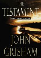 The testament  Cover Image