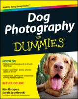Dog photography for dummies  Cover Image