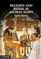Religion and ritual in ancient Egypt  Cover Image