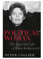 Political woman : the big little life of Jeane Kirkpatrick  Cover Image