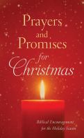 Prayers and promises for Christmas : Biblical encouragement for the holiday season  Cover Image