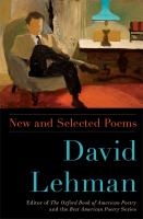 New and selected poems  Cover Image