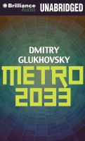 Metro 2033  Cover Image