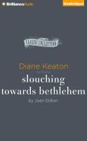 Slouching towards Bethlehem  Cover Image