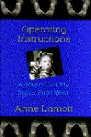 Operating instructions : a journal of my son's first year  Cover Image