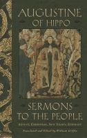 Sermons to the people : Advent, Christmas, New Year's, Epiphany  Cover Image