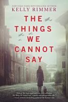 The things we cannot say  Cover Image