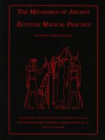 The mechanics of ancient Egyptian magical practice  Cover Image