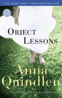 Object lessons A novel. Cover Image
