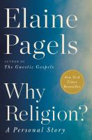 Why religion? A personal story. Cover Image