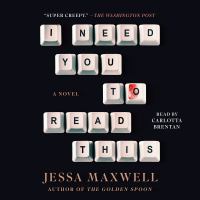 I need you to read this A novel. Cover Image
