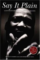 Say it plain : a century of great African American speeches  Cover Image