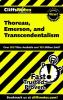 Go to record CliffsNotes Thoreau, Emerson, and transcendentalism