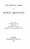 Go to record The poetical works of Robert Browning.