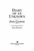 Go to record Diary of an unknown