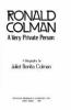 Go to record Ronald Colman, a very private person : a biography