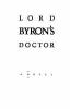 Go to record Lord Byron's doctor : a novel