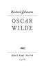 Go to record Oscar Wilde