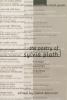 Go to record The poetry of Sylvia Plath