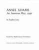 Go to record Ansel Adams : an American Place, 1936