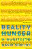 Go to record Reality hunger : a manifesto